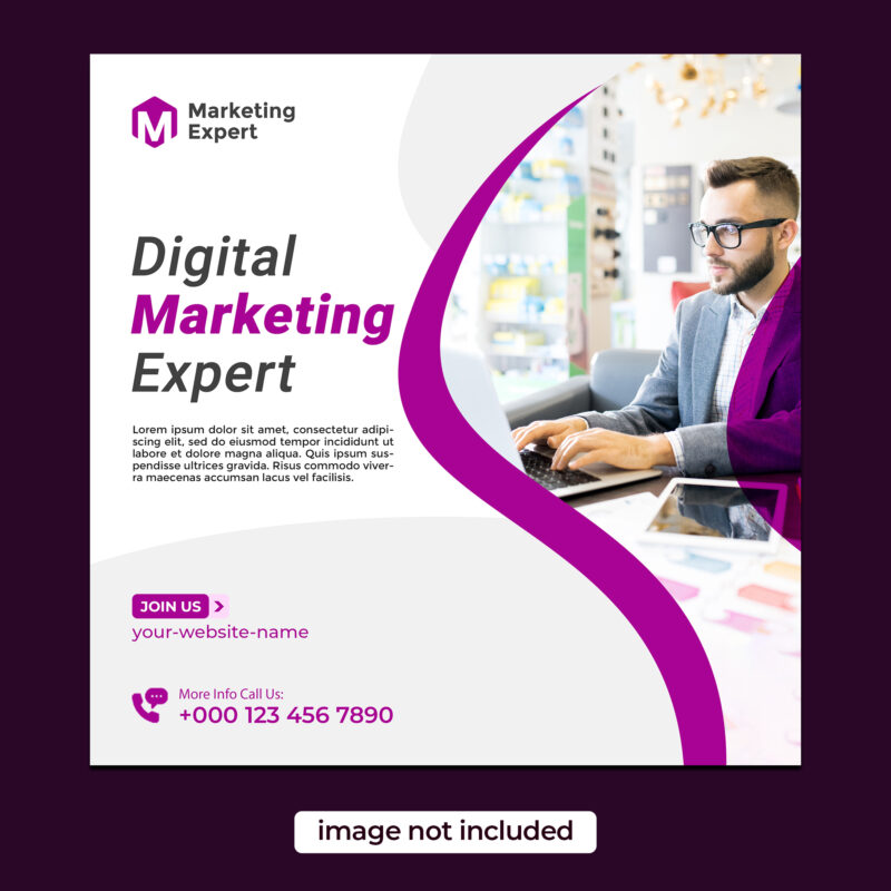Digital Marketing Agency Social Media Post Design Template