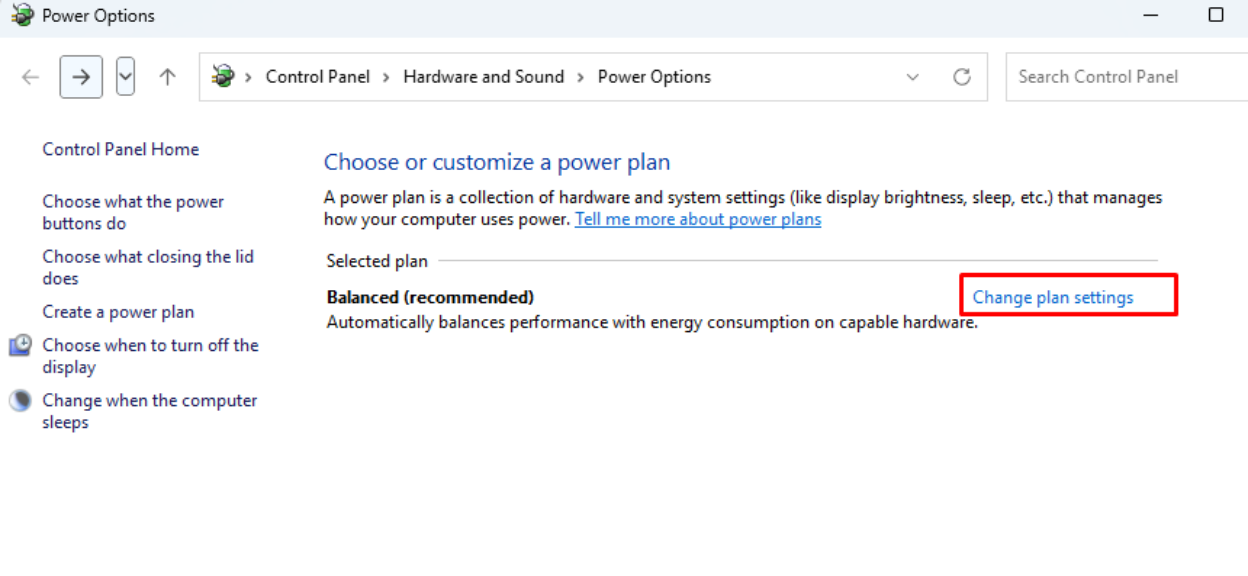 Adjust Power Settings to improve game fps on pc